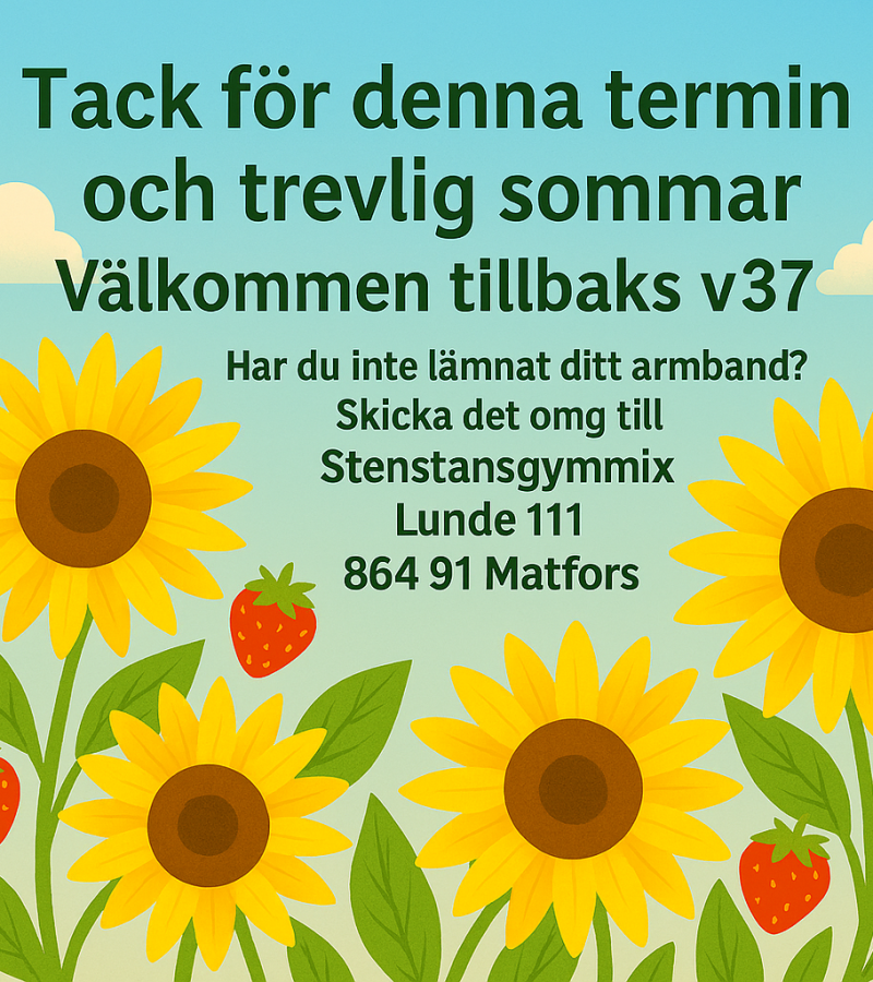 sommarhälsning 2026